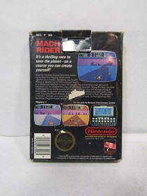 NES Mach Rider, 5-Screw, Boxed  with Manual
