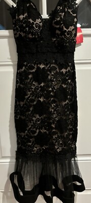 Love Culture Black Lace Dress Size Small | eBay
