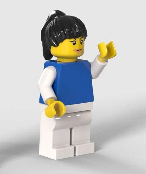 LEGO Minifigure Boy + Girl (from retired set Mindstorms NXT education 2006-2012) - Image 4 of 4