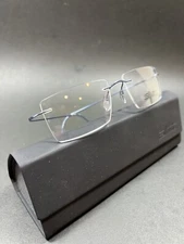 Silhouette 5515 4640 Indigo Blue TMA Must Collection  Shape CL Sz 52-17-150