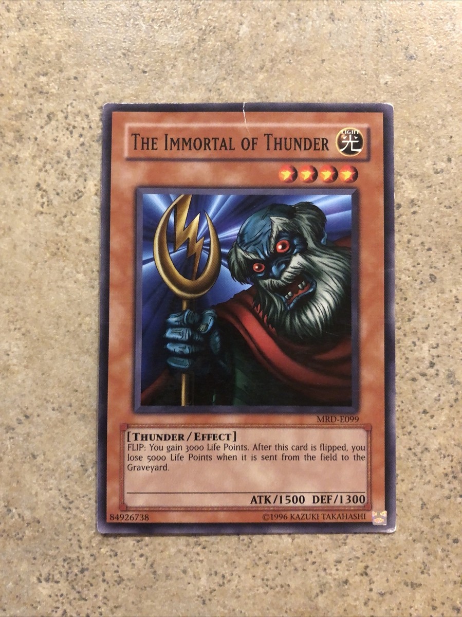 The Immortal of Thunder (MRD-E099) - Common Yugioh