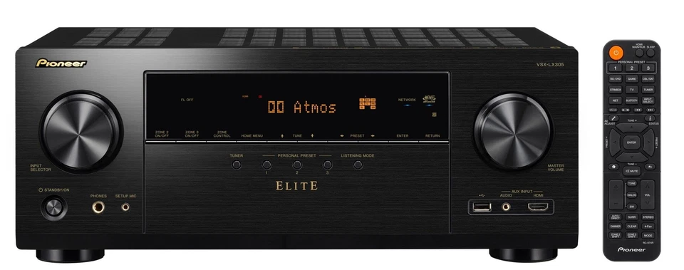 Pioneer Home Audio Elite VSX-LX305 100W 9.2-Channel Network A/V Receiver - Image 2 of 4