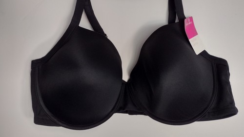 Bug Top Bra FASHION BUG 44DD BLACK UNDERWIRE T-SHIRT BRA SEAMLESS NO SHOW FULL ...
