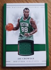 2016-17 Panini National Treasures Material Treasures Jae Crowder #71/99
