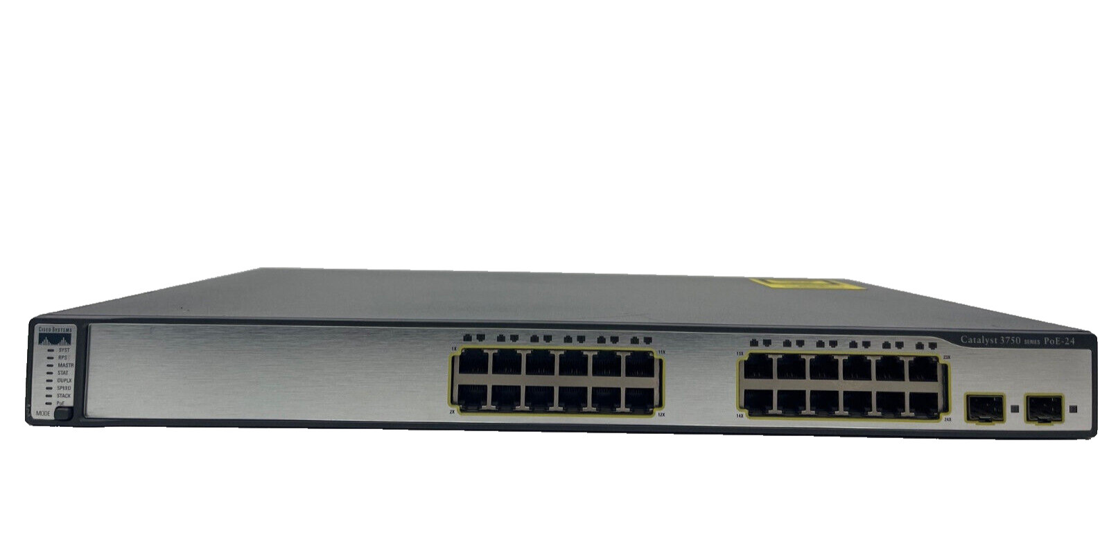 Cisco WS-C3750-24PS-S V05 24 Port PoE Switch, 3750 Series WS-C3750-24PS-S