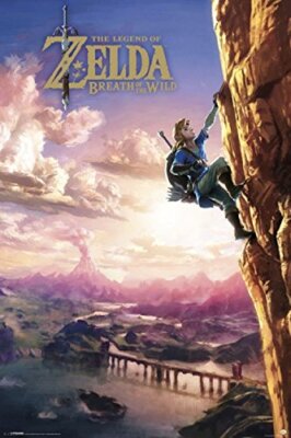 Zelda BotW Climbing Poster (24 x 36)defekt