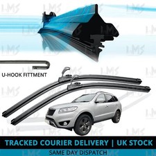 For Hyundai Santa Fe 2012-2018 Front Windscreen 26" 14" Flat Aero Wiper Blades