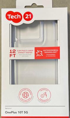 Tech21 OnePlus 10T 5G Clear Case 12FT Scratch Resistant