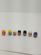 Mighty Beanz Lot of 7 Mighty Bean Good Preowned Condition