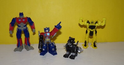 Hasbro Transformers Robot Heroes Optimus Prime Vs. Ravage Action Figures + Burge