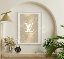 Aesthetic Louis Vuitton Art Print 11X17