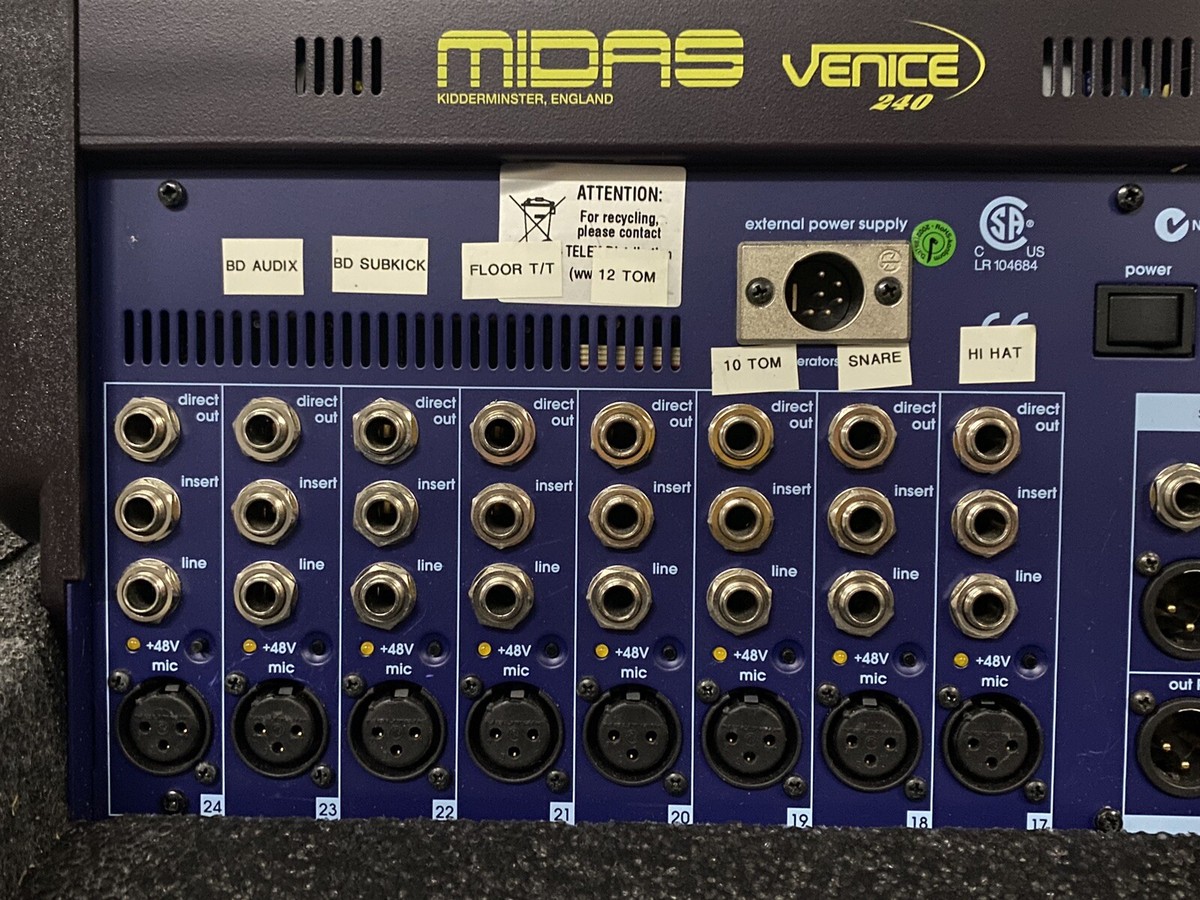 その他 Midas Venice 240 Midas Venice 240 24-Channel Analog Mixer | Guitar Center