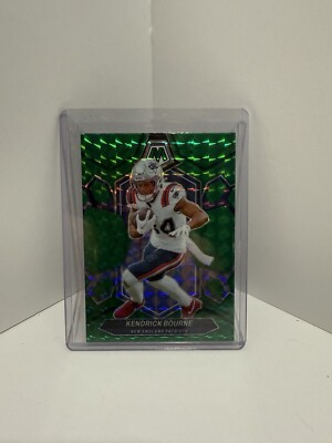 2024 Panini Mosaic Football Kendrick Bourne Green No. 150 New England Patriots