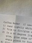 Coffee Maker for Miniature Dollhouse dolls miniatures New DIY kit very small — photo 2