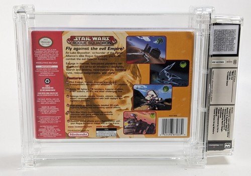 Nintendo N64 Star Wars Rogue Squadron WATA A+ 9.0 Factory Sealed Graded - Picture 2 of 3
