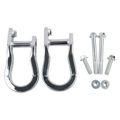 #ad 1Set Chrome Tow Hooks 84072462 for Chevrolet GMC Silverado Sierra 1500 2007 2019 $29.50