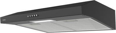Hermitlux Dunstabzugshaube Unterbau 60cm Abluft & Umluft, 3 Stufen BEULE ! B101