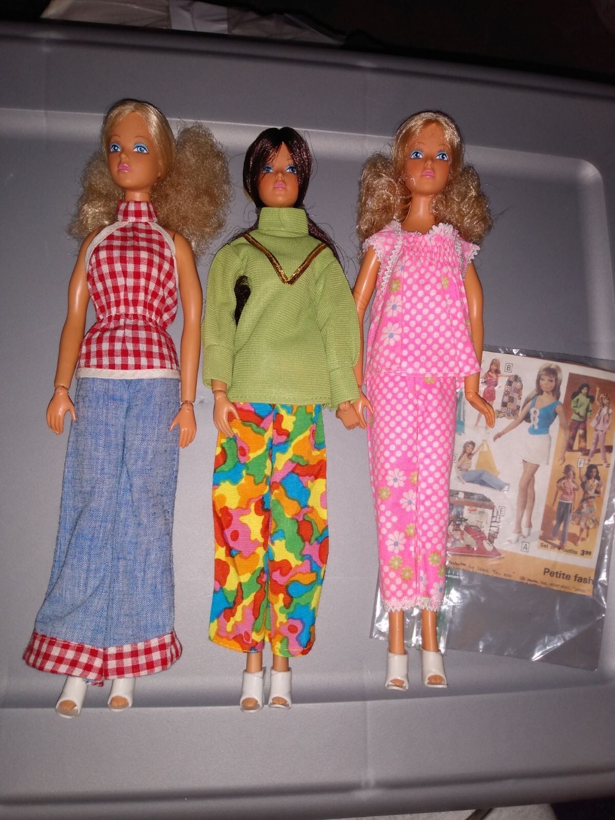 Vintage Ideal Tuesday Taylor Doll Lot Of Three In Rare Montgomery Wards