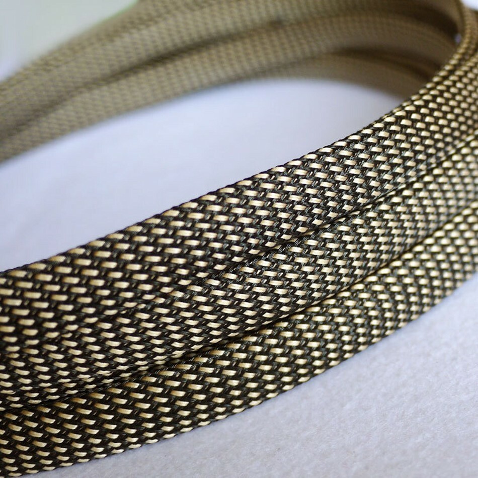 Gewebeschlauch 35-66mm – Flexibler Kabelschutz-Geflechtschlauch, Meterware Ab 3,50€/m