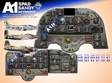 A1 SKYRAIDER COCKPIT instrument panel CDkit