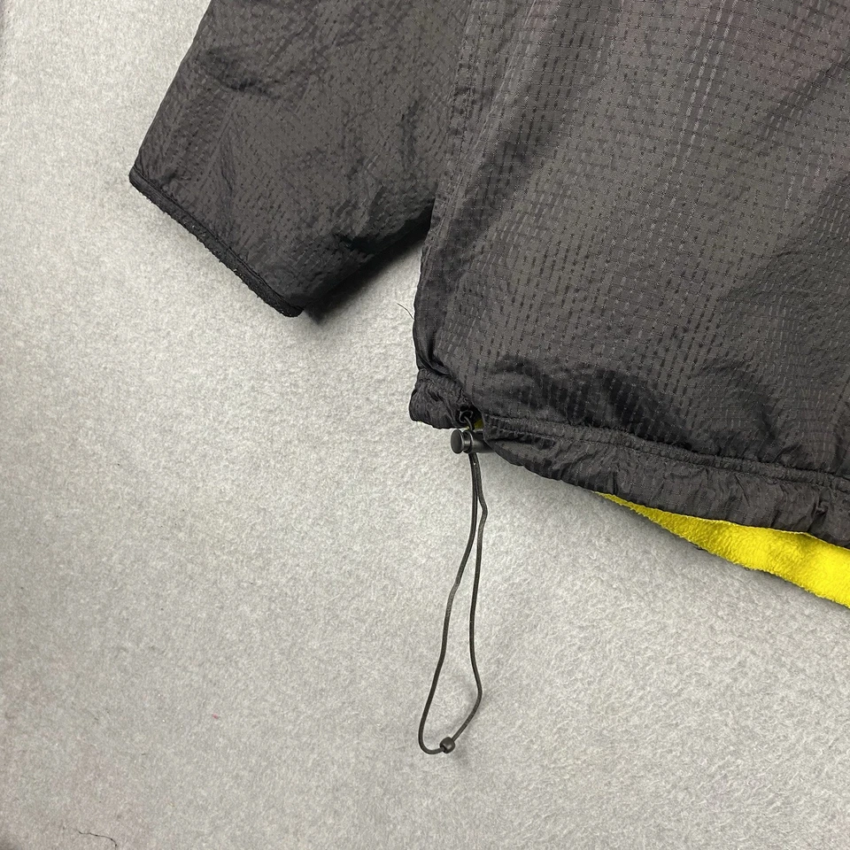 Vintage Ferrari Jacket Mens M Black Reversible Hooded Anorak 1999 90s Racing - Image 2 of 4