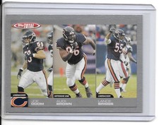 2004 Topps Total - Lance Briggs, Alex Brown, Joe Odom #282 Silver (RC) Chicago