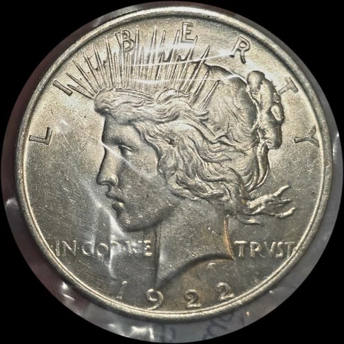 1922-P Peace Silver Dollar BU Brilliant Uncirculated