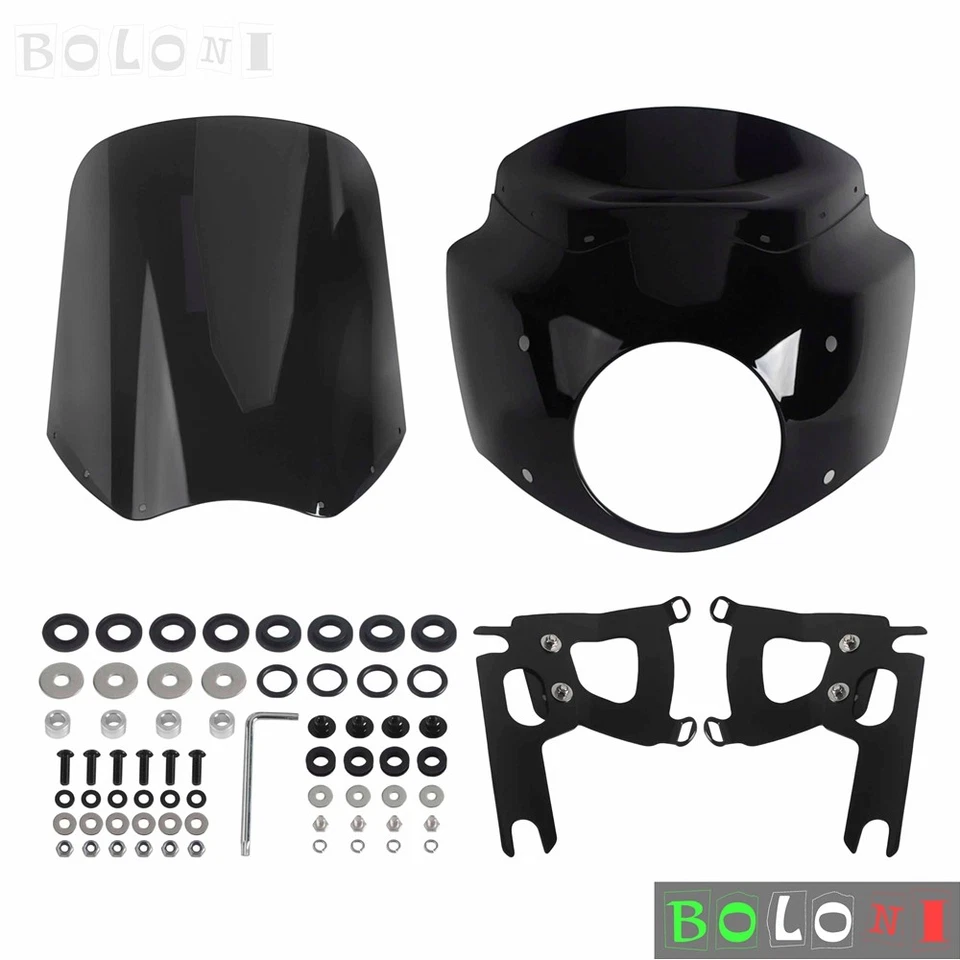 Headlight Fairing Windshield For Harley Road King Special FLHRXS FLHR 1994-2025 - Image 4 of 4