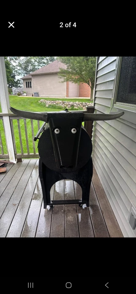 Ahumador de pellets Traeger Grill Longhorn Steer Foto 2 de 4