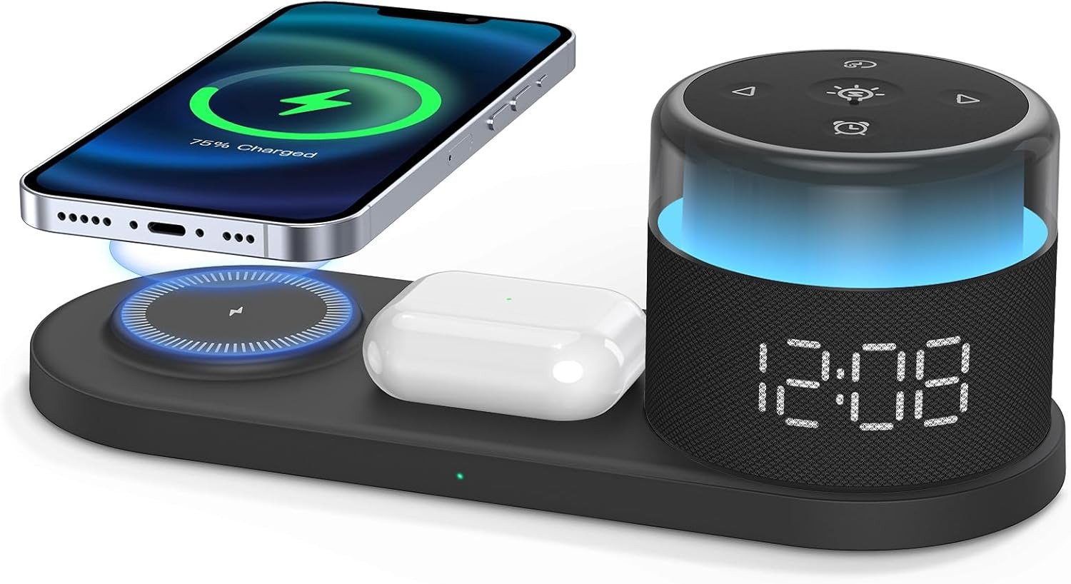 With Wireless Charging Station &ndash; Magnetic Charger For Ipho