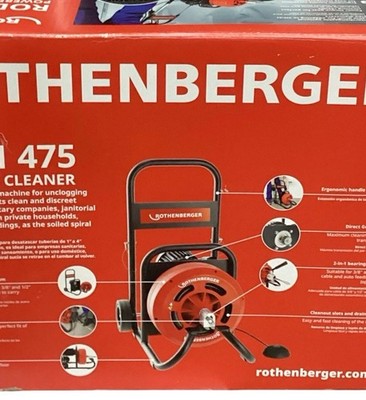 ROTHENBERGER Rodrum 475 Drain Cleaner 110-Volt 3/8-in dia x 75-ft