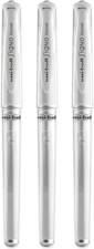 UM 153 Signo Broad Point Gel Pen - White - Pack of 3