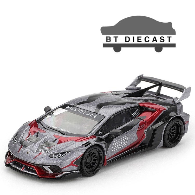 MINI GT LBWK LB WORKS LAMBORGHINI HURACAN GT RONIN 1/64 GREY MGT01177