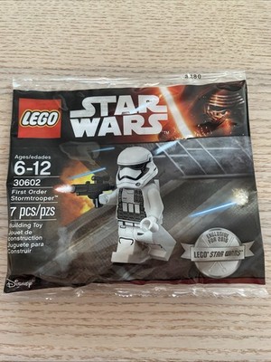 LEGO Star Wars First Order Stormtrooper Minifigure Polybag 30602 New And Sealed