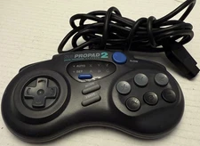 SG Propad 2 Controller (Sega Genesis) Digital Processing - Black -Tested