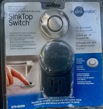 InSinkErator STS-OOSN SinkTop Satin Nickel Button Outlet Switch