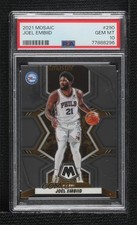 2021-22 Panini Mosaic All-NBA Joel Embiid #290 PSA 10 GEM MT 0h5h