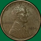 1920 Lincoln Wheat Cent Almost Uncirculated AU Coin #40880