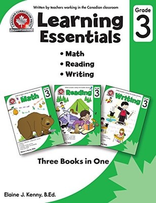 Learning Essentials Grade 3: Math, Reading, Writin - paperback Canadian Curr...