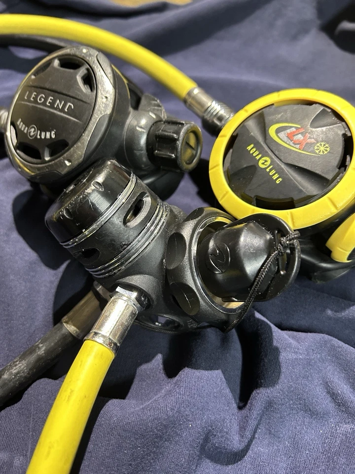 Aqualung Atemregler mit Legend 2. Stufe, Oktopus - Bild 3 von 4