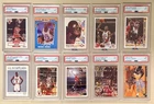 (10) 1990'S MICHAEL JORDAN PSA 9 CARD LOT  ALL DIFFERENT FLEER UD ULTRA SKYBOX