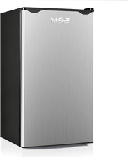 92L Mini Fridge with Freezer, Single Door Compact Refrigerator, Small Fridge wit