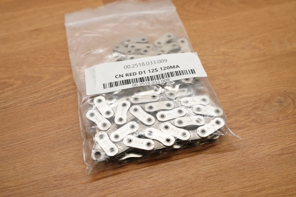 Cadena plana Powerlock SRAM Red D1 AXS 12 velocidades 120 eslabones - NUEVO OEM Foto 4 de 4