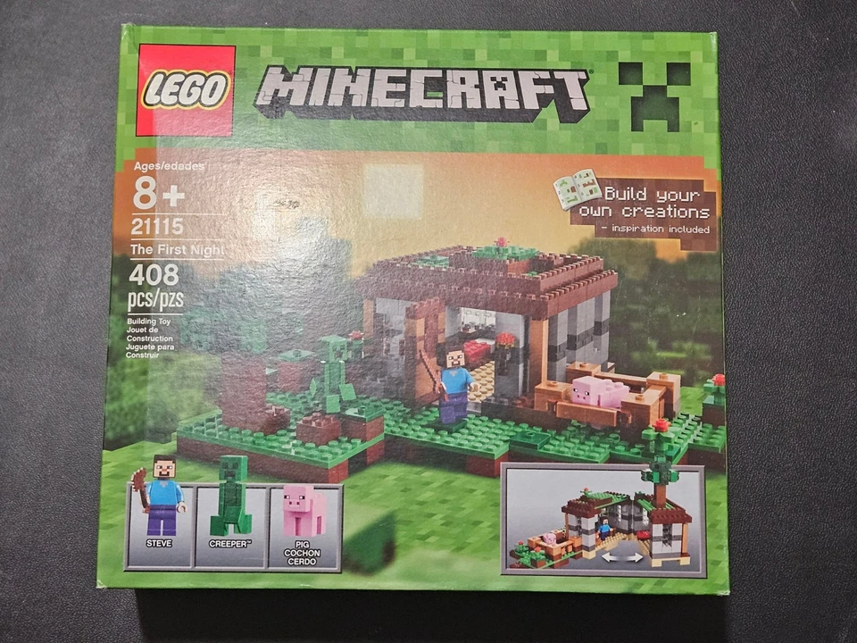 Lego Minecraft - The First Night (21115) - SEALED - Image 2 of 4