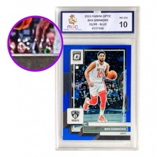 Ben Simmons MGC 10 Not PSA 10 2023 Panini Numbered /49 Optic Blue Parallel 💎