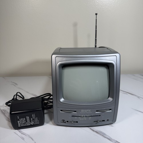 GPX TVP3 Personal 5" Black & White Portable Television Tested & Working 