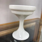 Vintage WESTMORELAND White Milk Glass Fairy Lamp Light Pedestal BOTTOM BASE ONLY