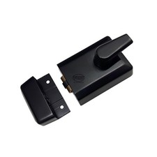 60mm ROLLER BOLT NIGHTLATCH BLACK 60mm (NL-RO3060-BLK)