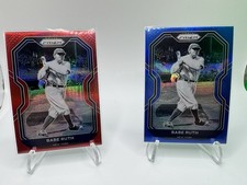 Panini Prizm Babe Ruth New York Old School 2021 Baseball Card Lot 4 MLB