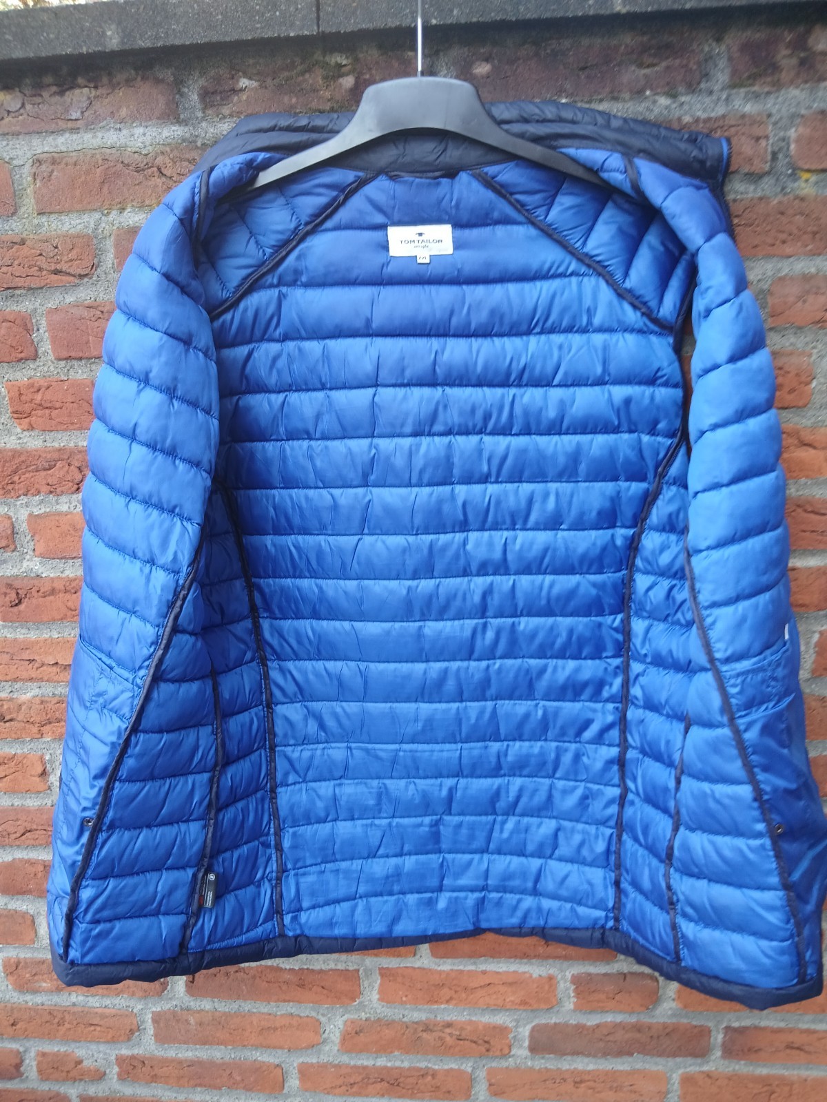 Tom Tailor Neuwertige Herren Steppweste Gr. XL dunkel-blau